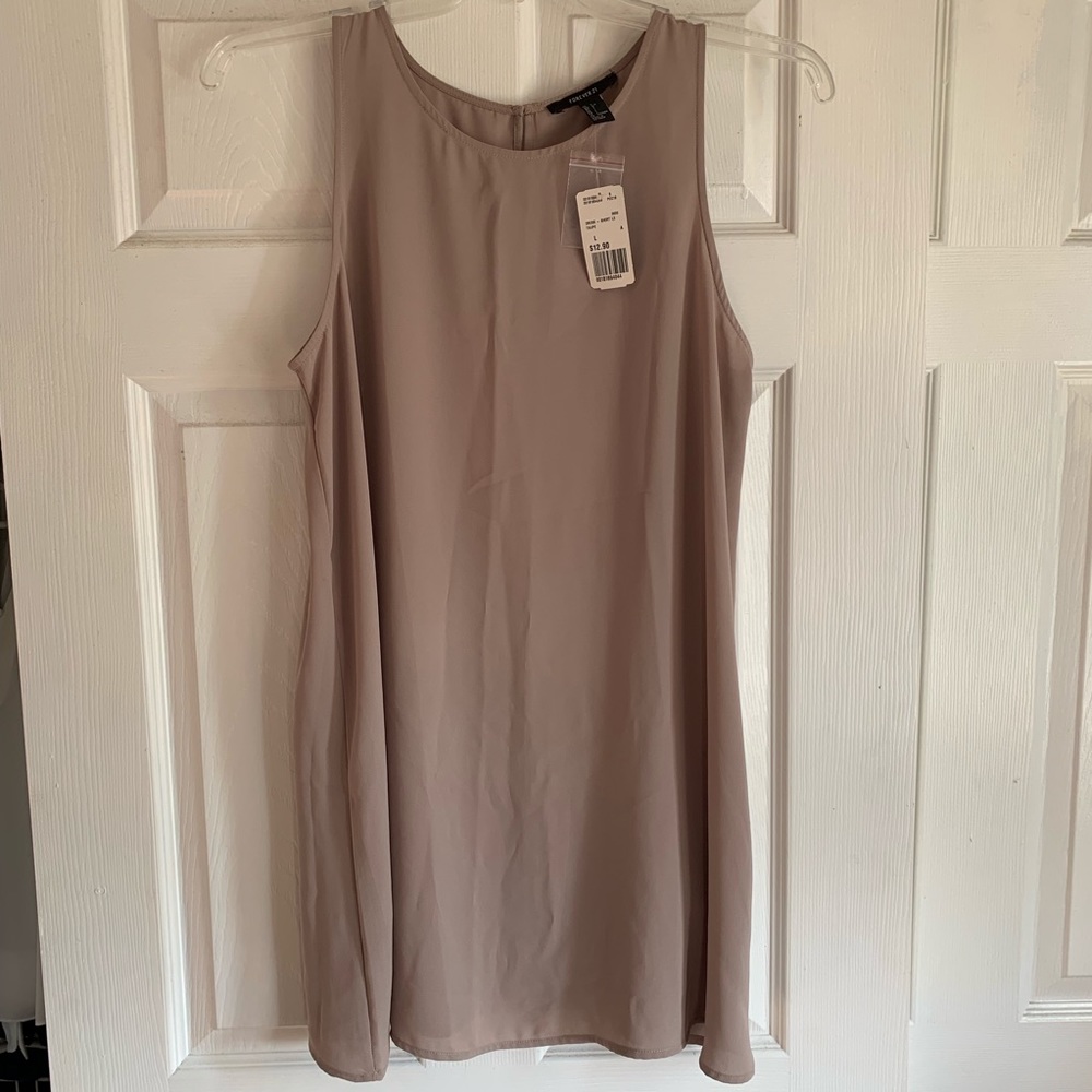 Nude tank dress